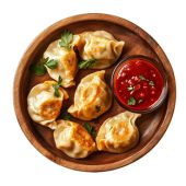 CHICKEN MOMOS - STEAMED