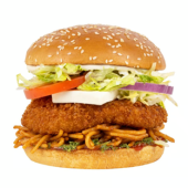CHICKEN NOODLE BURGER